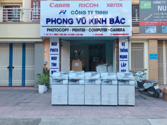 Showrom máy photocopy của Phong Vũ Kinh Bắc