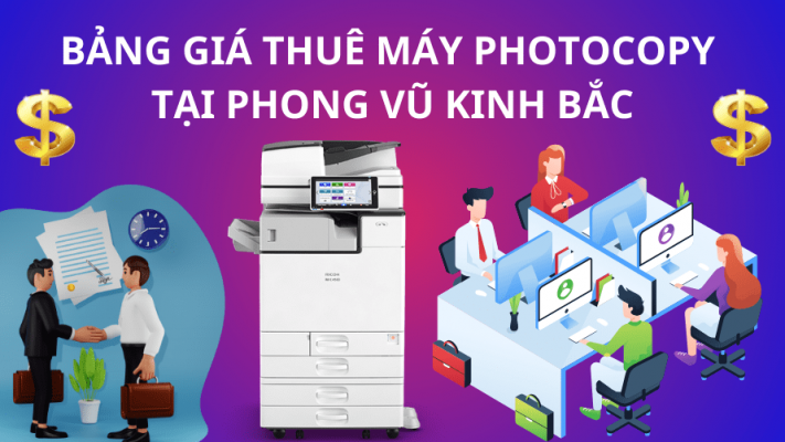 Bảng giá cho thuê máy photocopy tại Hà Nội