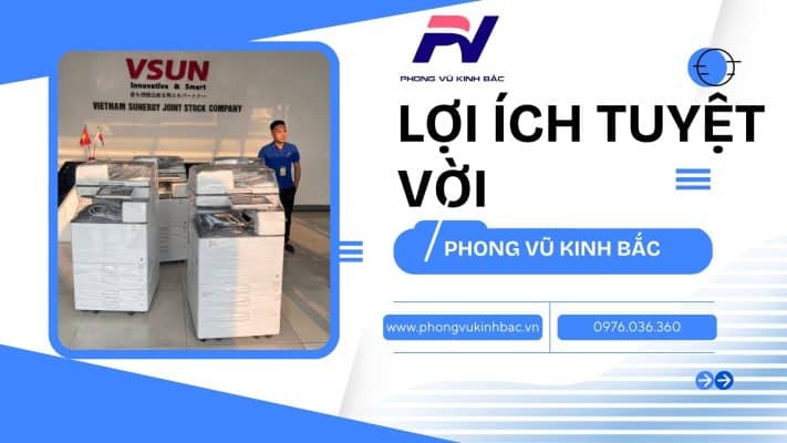 Lợi ích tuyệt vời khi thuê máy photocopy